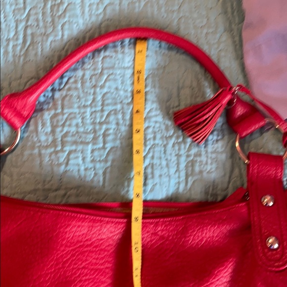 Nine West large red bag.  Beautiful bag - Picture 9 of 9